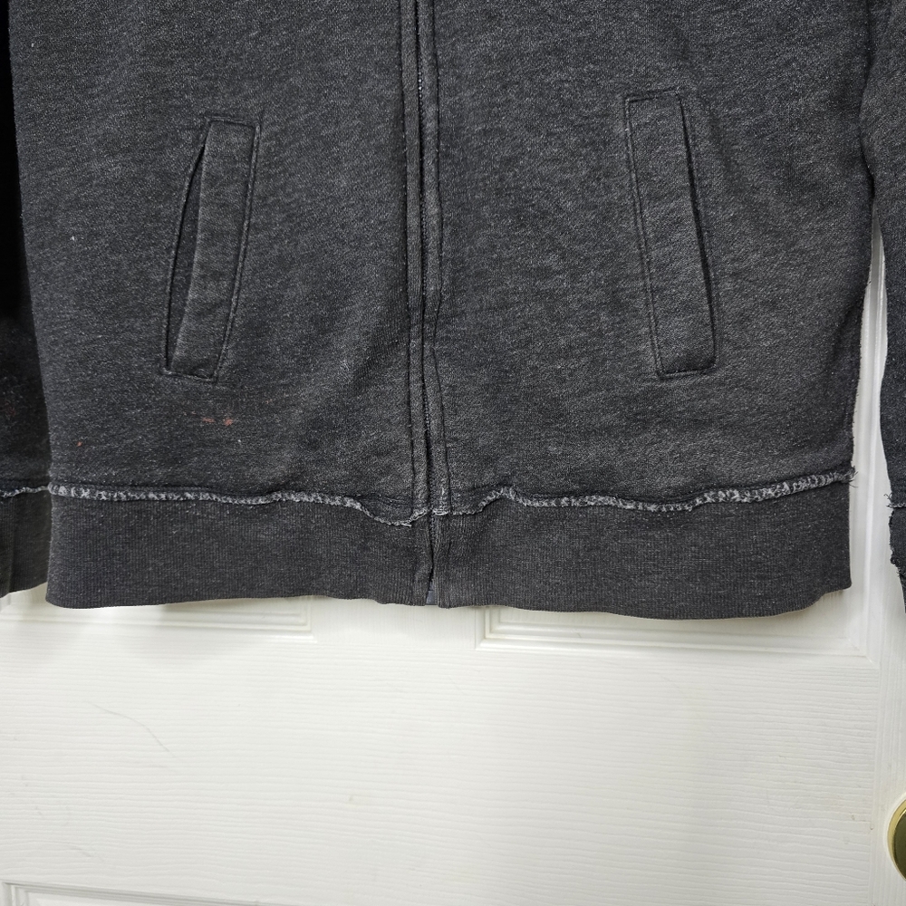 Helix Kids Gray Full Zip Hoodie US DIV 75 Graphic Front & Back XL (14) - Picture 7 of 14